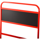 BG RACING Standard black Pit Board name plate