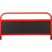 BG RACING Standard black Pit Board name plate