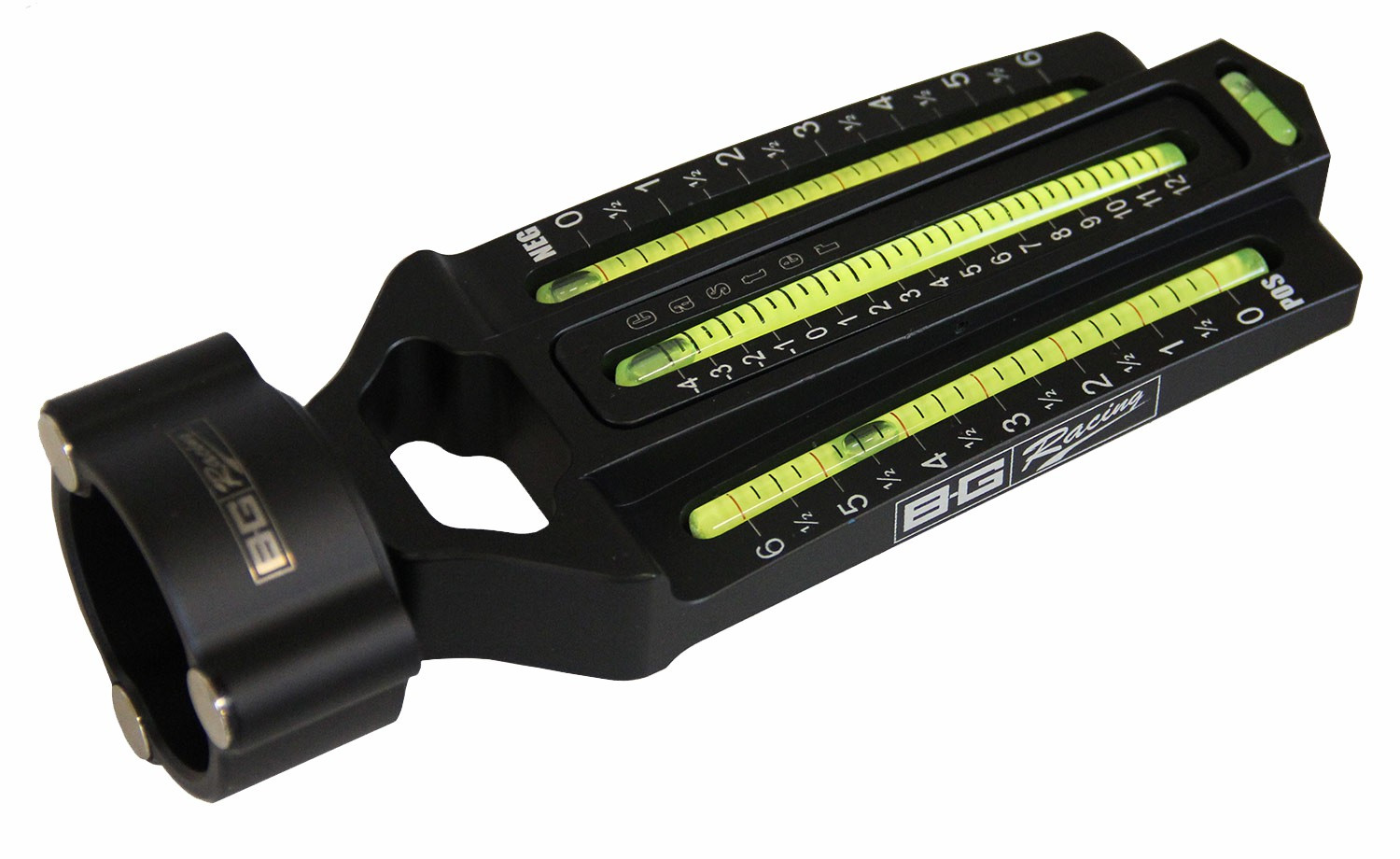 BG RACING Billet camber/castor bubble gauge with magnteic adaptor - BG-R303 - BGR303 - 5060252091879