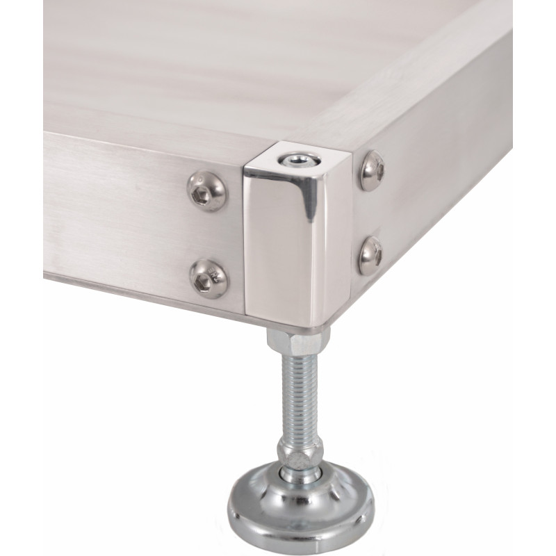 Support réglable en aluminium 680kg pour balances de réglages, vendu par 4 - BG-R351 - BGR351 - 5060252092142