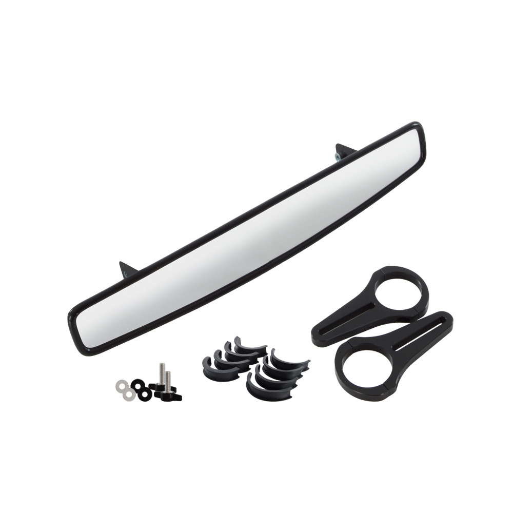 BG-Racing 15" wide angle rear view mirror with 1.75" brackets and rubber inserts - BG-R756 - BGR756 - 5060252095211