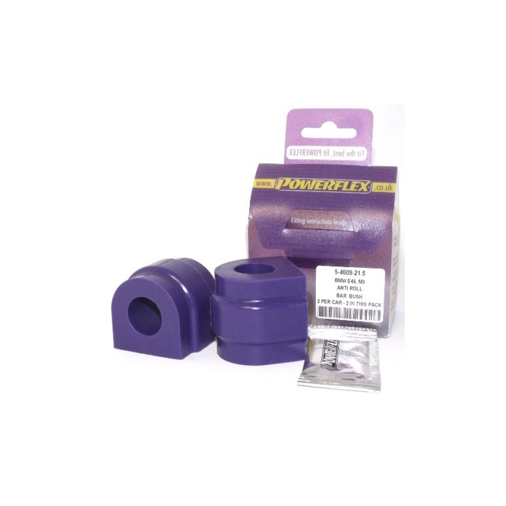 Silent-Bloc Powerflex Barra Anti-Rollio Posteriore BMW M3 E46 21.5 (2 Pezzi) - PF-R54609-215-2 - PFR5-4609-21.5 - 5055676501905