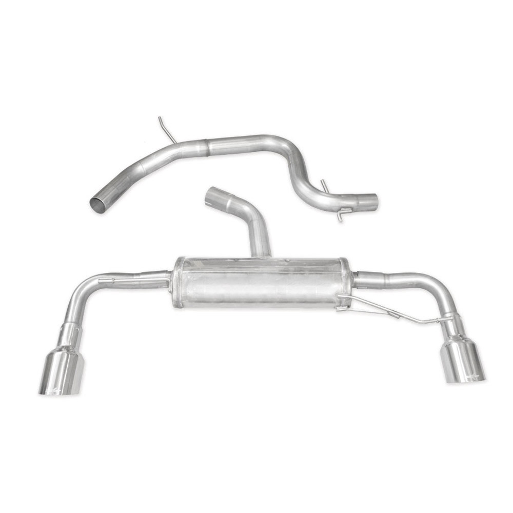 Cat Back Inoxcar Volkswagen Golf 6 GTI 2.0 TSi 210HP Prima di 2009 - IC-CATBACVW2 - CATBACK.VW2 - 3661768476468