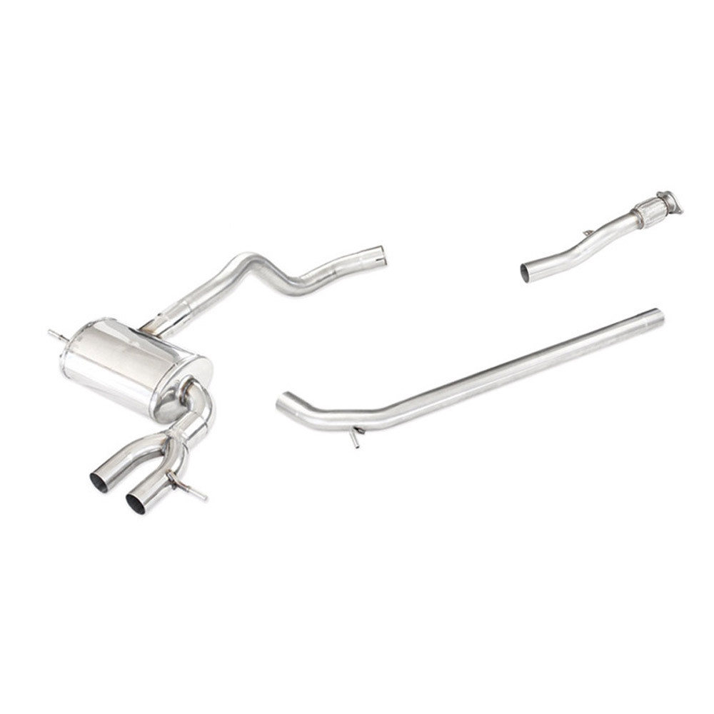 Diameter 76mm Inoxcar 2 outlets catback Renault Megane 4 RS 1.8turbo after 2018 - IC-CATBACK127 - CATBACK.127 - 3661768558744