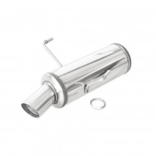 Inoxcar Stainless Rear Exhaust Peugeot 406 2.2/3.0 V6 Sedan 1x90mm Rally