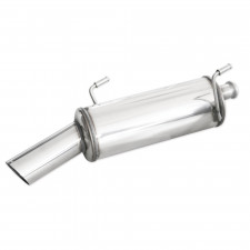 Terminal Echappement Inox Inoxcar Peugeot 206 1.6 16v Après 2001 1x90mm Rally