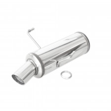 Terminale Scarico Inox Inoxcar Peugeot 406 2.0 Coupé Dopo 1997 1x90mm Rally