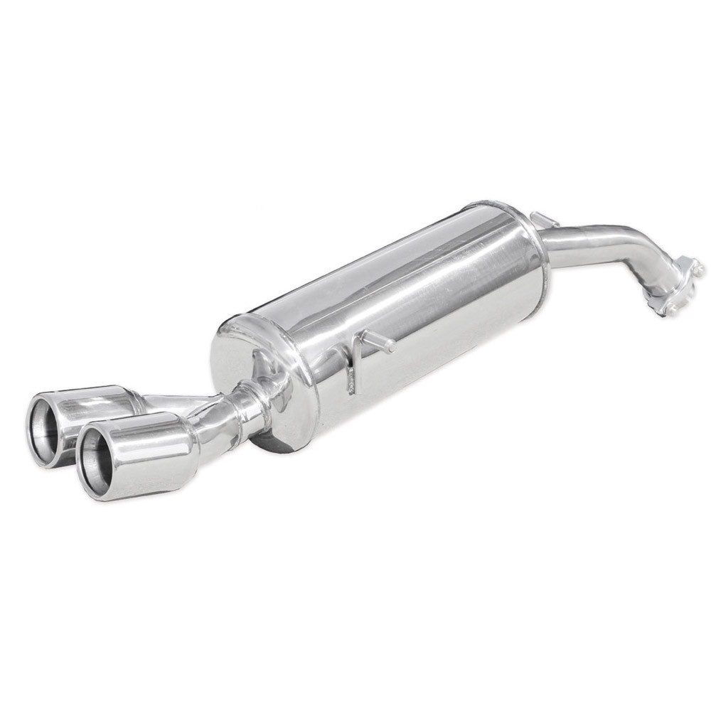Terminale Scarico Inoxcar Peugeot 208 208CV Dopo il 2015 2x80mm - IC-PE2080280 - PE208.02.80 - 3661768612637