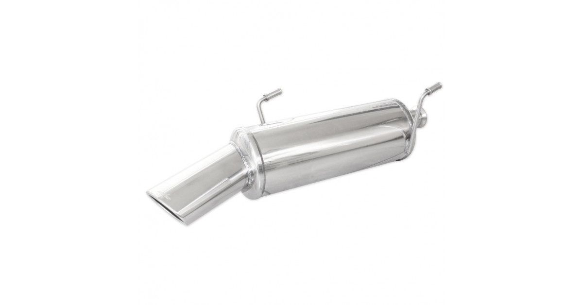 Terminal Echappement Inox Inoxcar Peugeot 206 CC 1.6 16v Après 2000 120x80mm