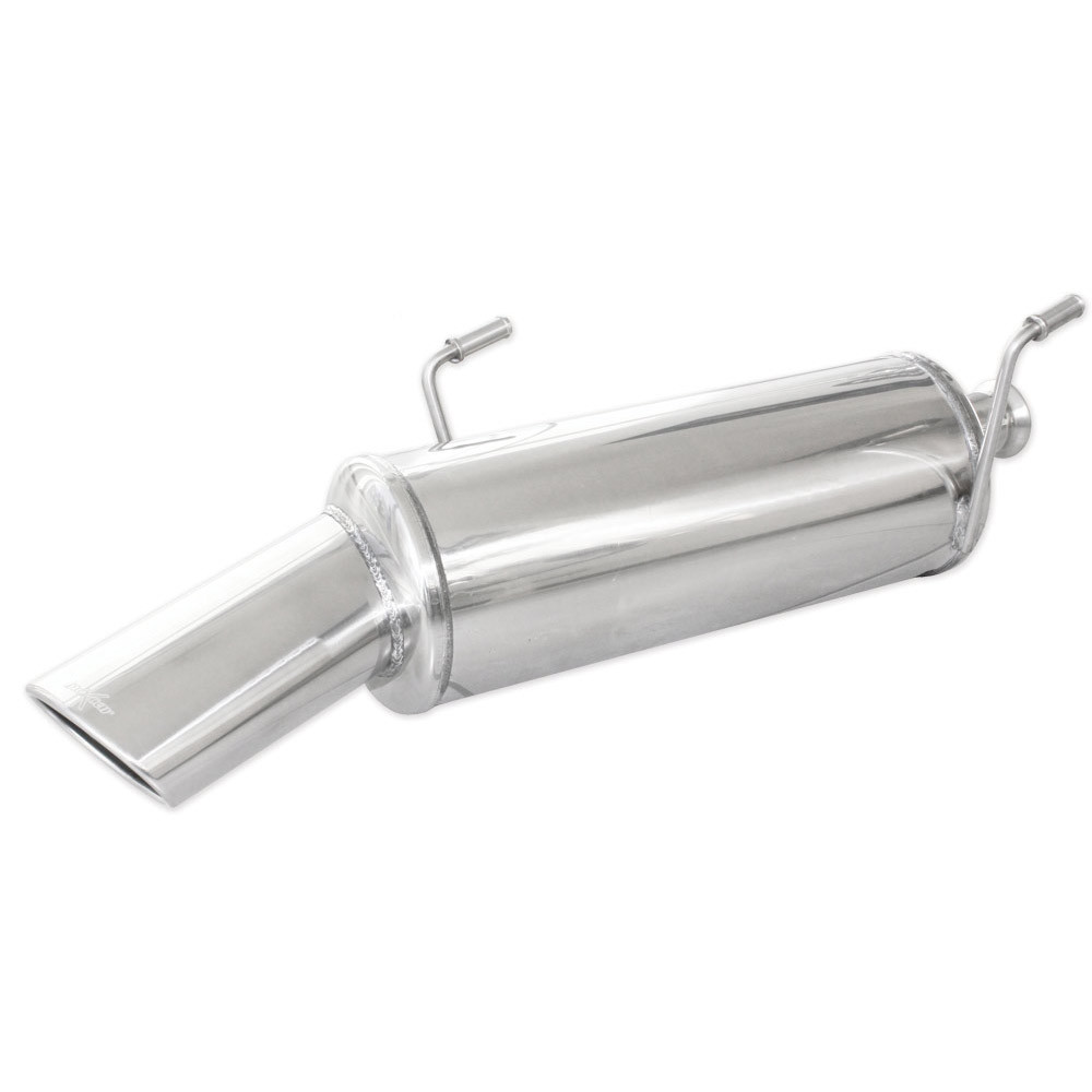 Terminal Echappement Inox Inoxcar Peugeot 206 CC 1.6 16v Après 2000 120x80mm - IC-PE20609120 - PE206.09.120 - 3661768206591