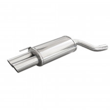 Inoxcar Stainless Rear Exhaust BMW 320D E46 2x80mm Racing