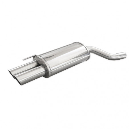 Inoxcar Stainless Rear Exhaust BMW 320D E46 2x80mm Racing
