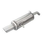 Inoxcar Stainless Steel Rear Exhaust / Muffler Citroën C2 1.6 16v VTR 120x80mm