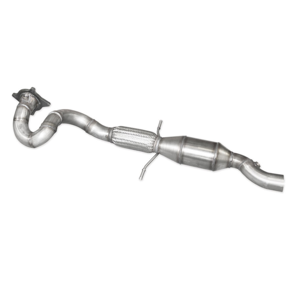 Inoxcar Exhaust Catalyst replacement pipe with metal catalyst (with flexible) AUDI A1 (Type 8X) 2.0 TFSi Quattro (256HP) 12+ - IC-AFA102CAT - AFA1.02.CAT - 3661768103968