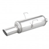 Terminale Scarico Inox Inoxcar Peugeot 106 1.4 Dopo 1996 1x90mm Rally