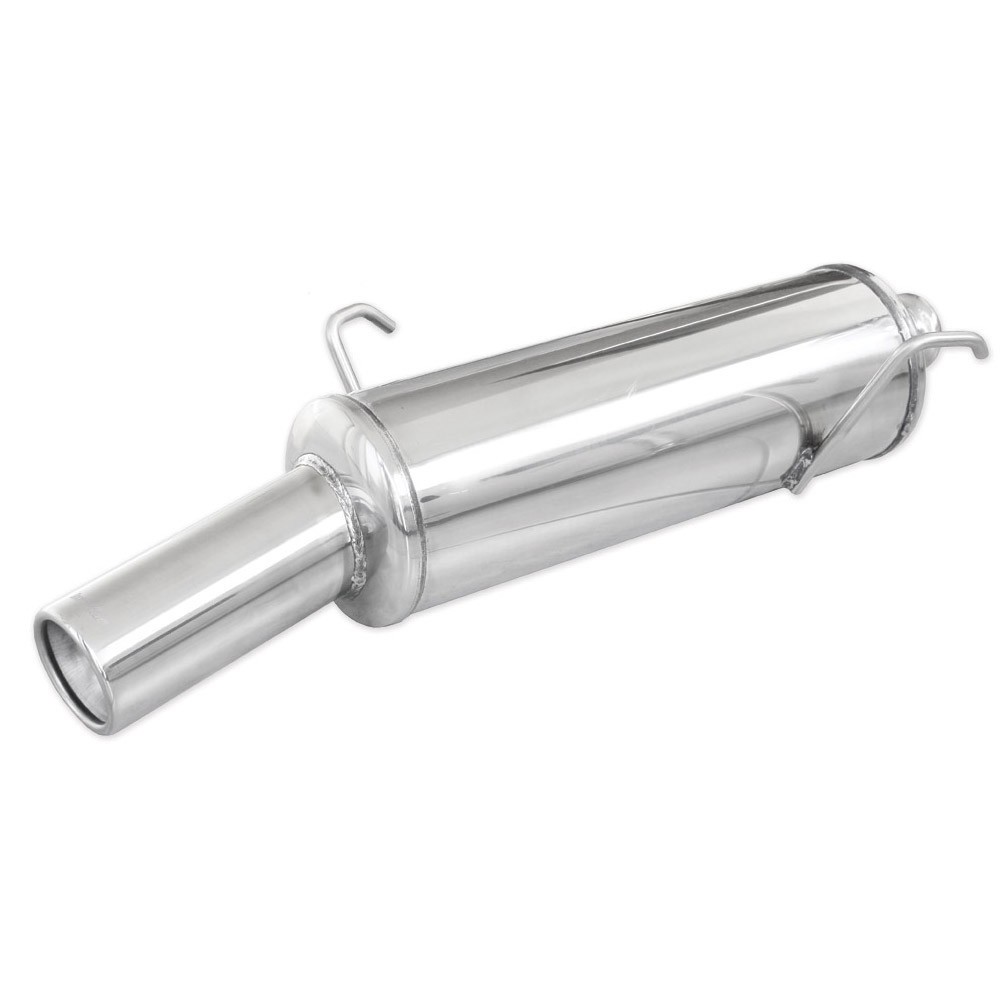 Inoxcar Stainless Rear Exhaust Peugeot 206 1.6 Before 2002 1x80mm - IC-PE2060380 - PE206.03.80 - 3661768206416