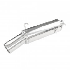 Inoxcar Stainless Rear Exhaust Peugeot 206 1.6 Before 2002 1x102mm