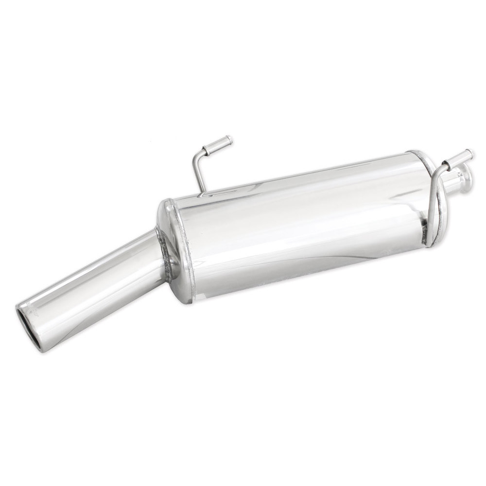 Terminal Echappement Inox Inoxcar Peugeot 206 1.6 16v Après 2001 1x80mm - IC-PE2060680 - PE206.06.80 - 3661768206485