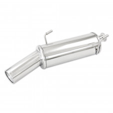 Terminal Echappement Inox Inoxcar Peugeot 206 1.6 16v Après 2001 1x102mm