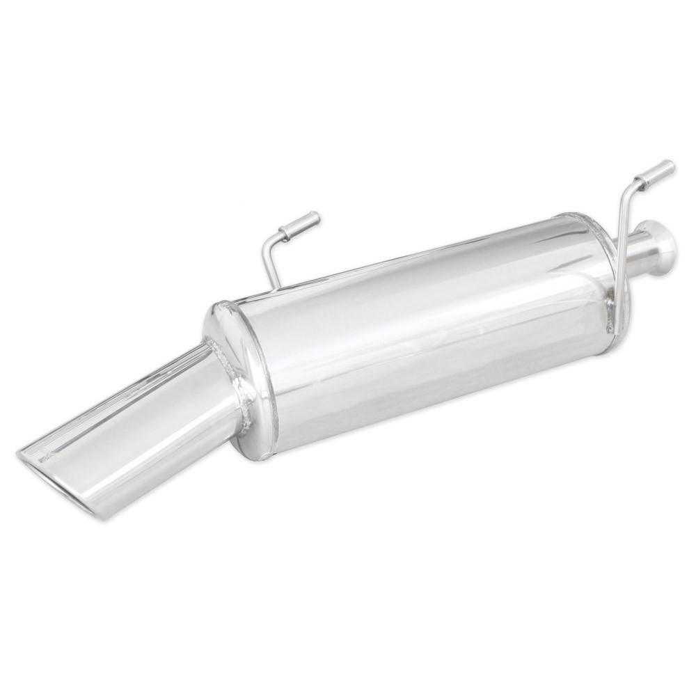 Inoxcar Stainless Rear Exhaust Peugeot 206 1.6 16v After 2001 120x80mm - IC-PE20606120 - PE206.06.120 - 3661768206478
