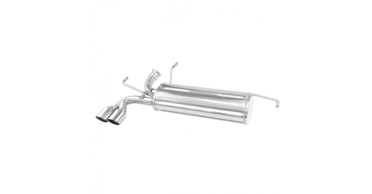 Terminal Echappement Inox Inoxcar Peugeot 206 RC 2x80mm Racing