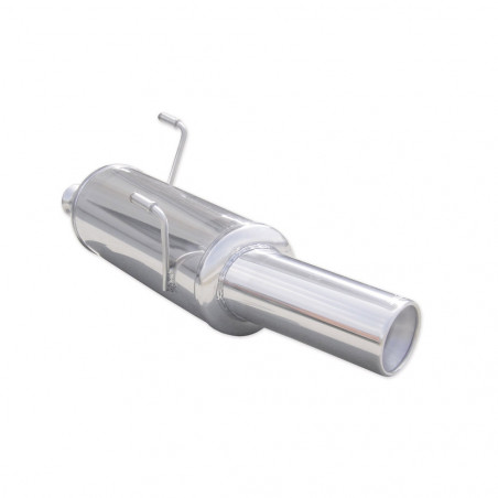 Terminal Echappement Inox Inoxcar Peugeot 206 CC 1.6 16v Après 2000 1x102mm