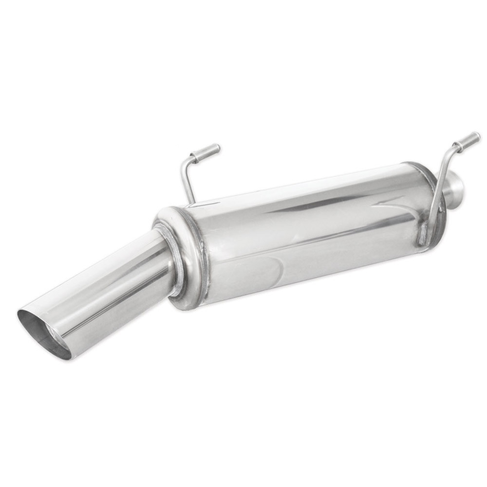 Inoxcar Stainless Rear Exhaust Peugeot 206 1.4 HDi 1x90mm Rally - IC-PE2061290RA - PE206.12.90RA - 3661768206669