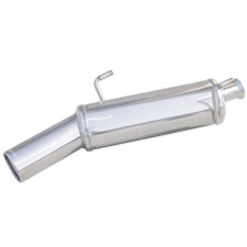 Inoxcar Stainless Rear Exhaust Peugeot 206 1.4 HDi 1x102mm