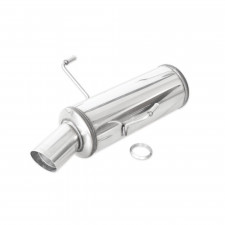 Inoxcar Stainless Rear Exhaust Peugeot 406 3.0 V6 coupé 1x90mm Rally