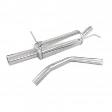 Inoxcar Stainless Rear Exhaust Renault Megane Coupé 1.6 After 1996 1x102mm