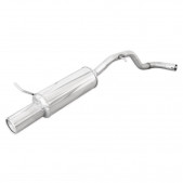Terminaux / Silencieux Inoxcar Inox Volkswagen Golf 4 1.8 20v Après 1997 Sortie 1x102mm