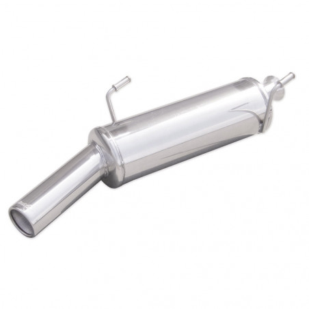 Terminal Echappement Inox Inoxcar Peugeot 206 CC 1.6 16v Après 2000 1x80mm