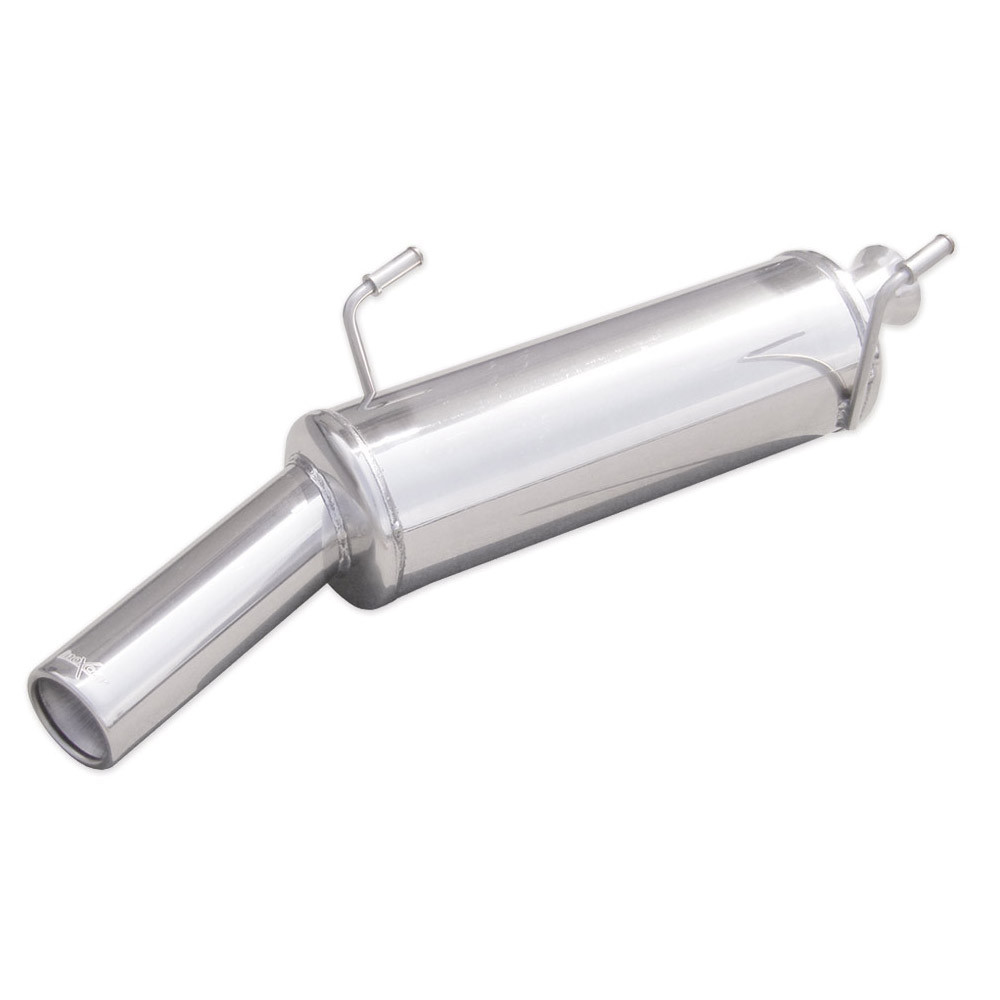 Inoxcar Stainless Rear Exhaust Peugeot 206 CC 1.6 16v After 2000 1x80mm - IC-PE2060980 - PE206.09.80 - 3661768206607