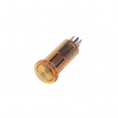 Voyant Lumineux Tubulaire Orange 16mm