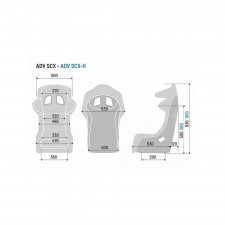 Sedile Sparco ADV-SCX Carbonio