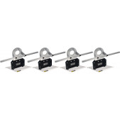 Hub stands kit with hole 5x108 5x114,3 and 5x120 and 76,2mm center bore (4 parts)