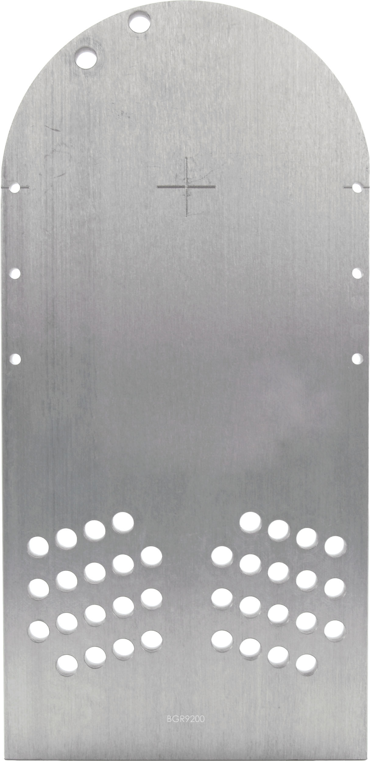 Plaques interchangeables aluminium vierges à percer pour kit de réglage roues (x4) - GT2i - BG-R9200 - BGR9200 - 5060252096805
