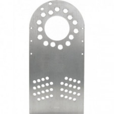 Plaque aluminium pour roue de réglages avec perçages 5x114,3 5x108 et 5x100 et alésage central 71,1mm par 4
