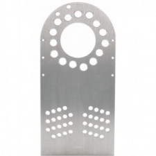 Plaque aluminium pour roue de réglages avec perçages 5x108 5x114,3 et 5x120 et alésage central 76,2mm par 4