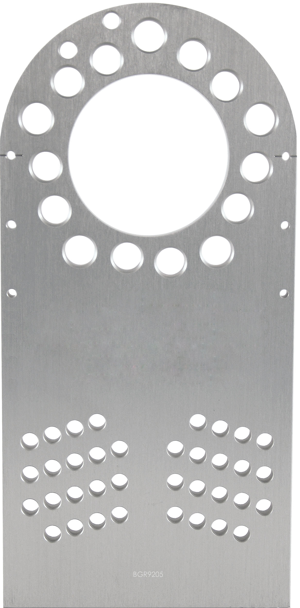 Aluminum blank hub stand plate with holes 5x114,3 5x120 and 5x130 and 88,9mm center bore (set of 4) - BG-R9205 - BGR9205 - 5060252096737