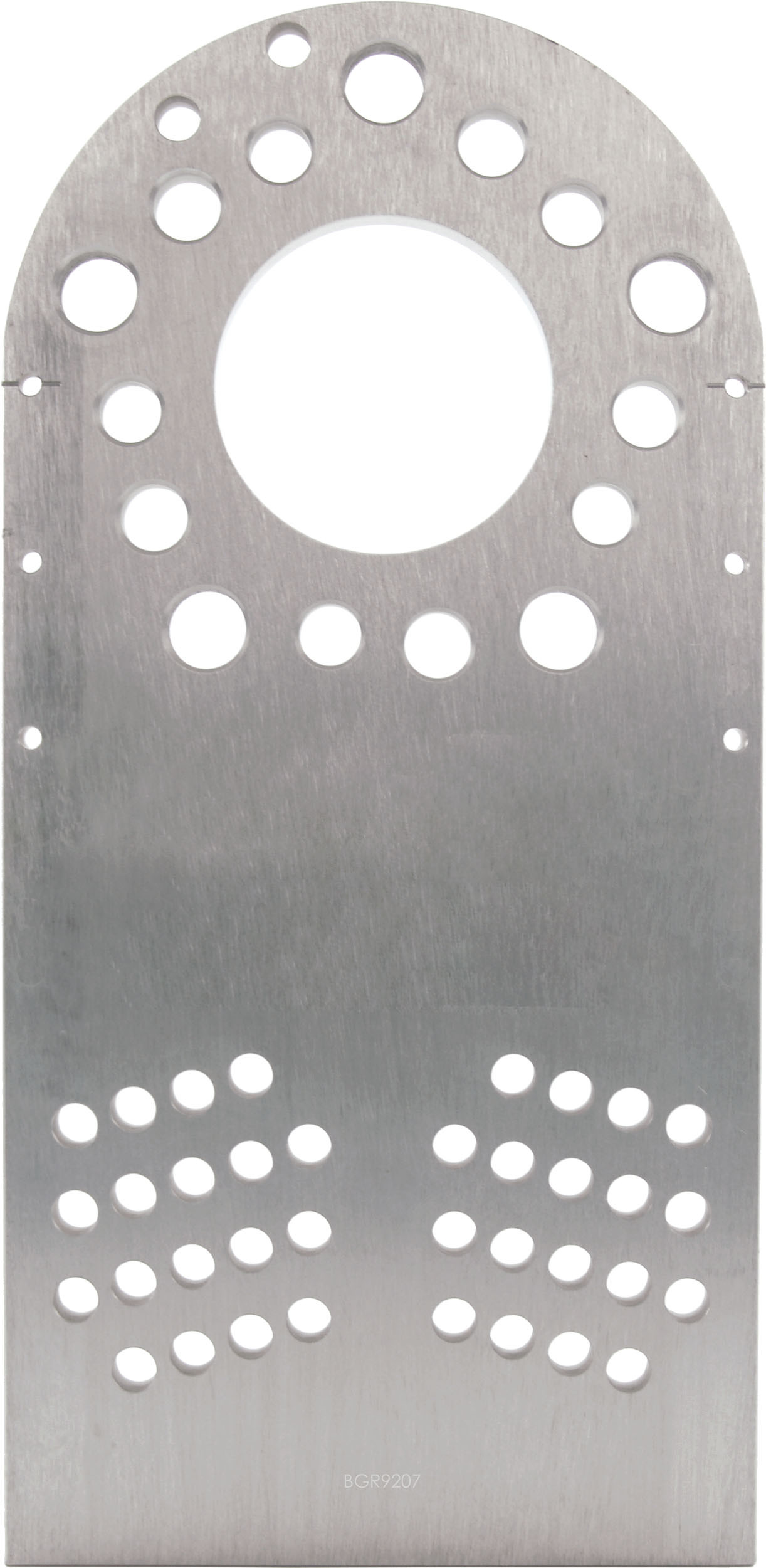Piastra alluminio per ruote di regolazione con fori 5x110 5x114,3 e 5x130 e alesaggio centrale 72,6mm x4 - BG-R9207 - BGR9207 - 5060252096744