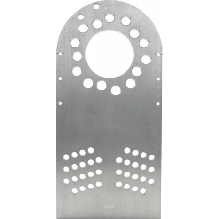 Piastra alluminio per ruote di regolazione con fori 5x100 5x112 e 5x114,3 e alesaggio centrale 73,6mm (4 pezzi)