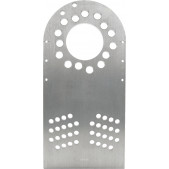Piastra alluminio per ruote di regolazione con fori 5x100 5x112 e 5x114,3 e alesaggio centrale 73,6mm (4 pezzi)