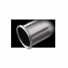 Scarico Inoxcar Silenziatore Terminale 1X76 Retrò Style CITROEN C2 1.6 16V VTR (110CV) dopo il 2003 diam 45