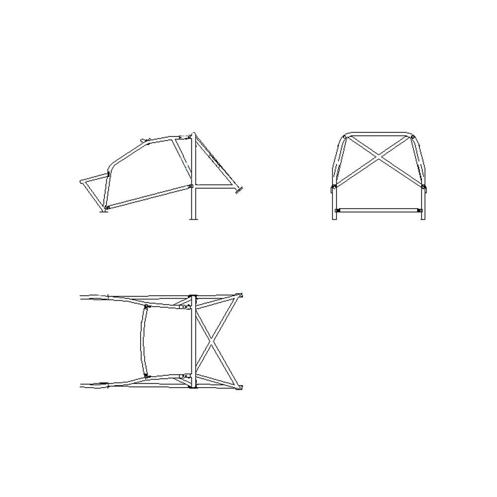 Rollbar SPARCO Opel Corsa B GSI 1.6L 16V 1993-2000 - GT2i - 00713044 - 00713044 - 8033280057459