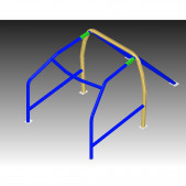 SPARCO rollcage for Skoda Fabia 1 6Y 1999-2007 - GT2i