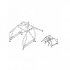 Überrollbügel SPARCO für Mini R55 R56 und R57 Bahnmodell ab 2007
