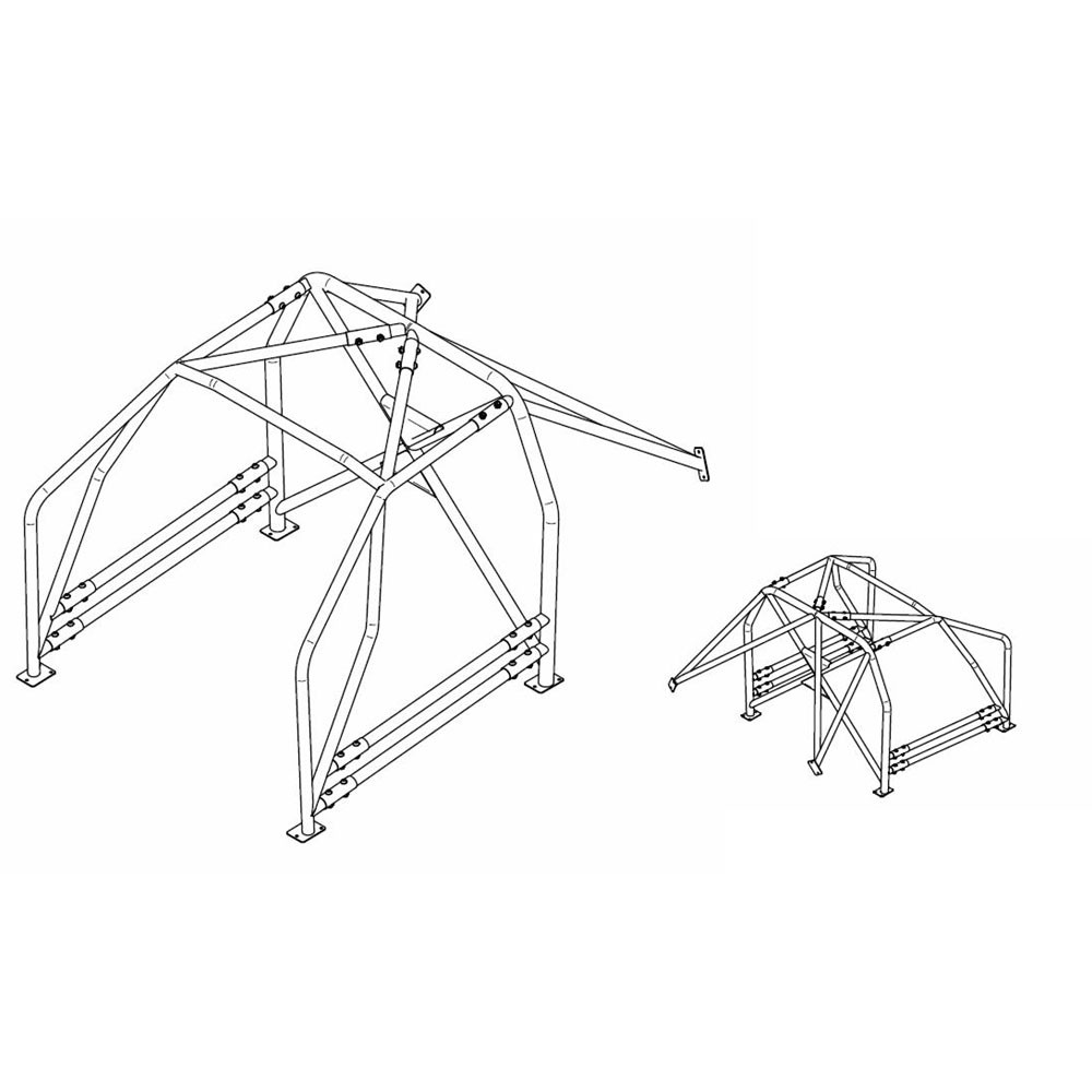 SPARCO rollcage for MINI R55 R56 R57 2007 Weld-in FIA-J 44kg - GT2i - 00723102 - 00723102 - 8033280100537