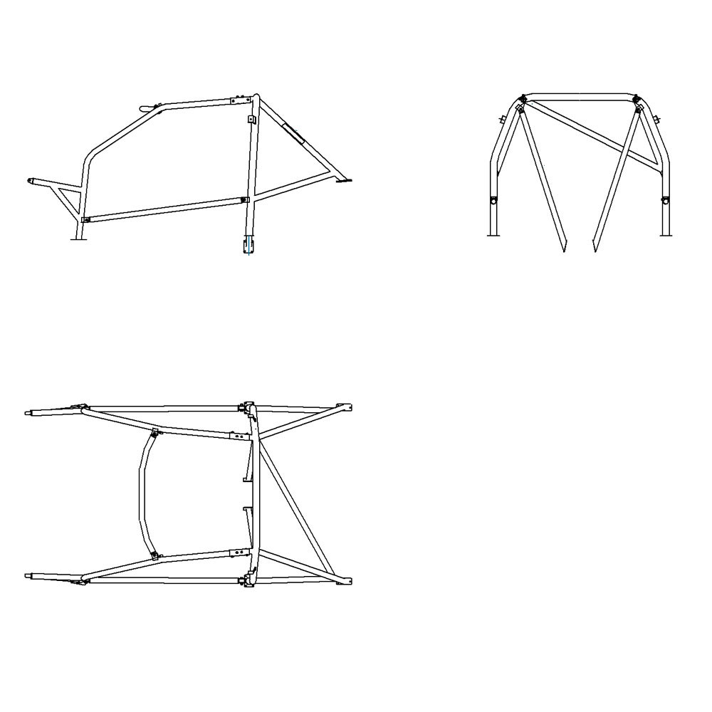 Rollbar SPARCO per Opel Astra F GSI/GTE 2.0 16V 1991-1998 - GT2i - 00753046 - 00753046 - 8033280058463