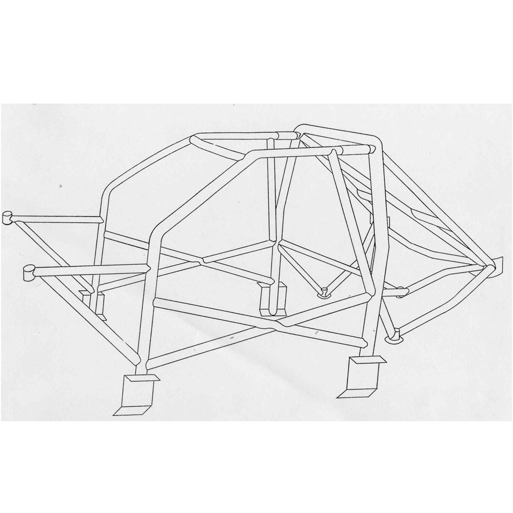 Überrollbügel SPARCO Ford Escort Cosworth 4x4 1992-1996 - GT2i - 00753065S - 00753065S - 8033280058548
